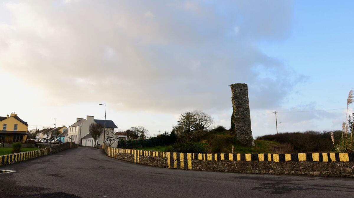 The town of Doonbeg, County Clare, Ireland, where President Trump has a major golf resort.