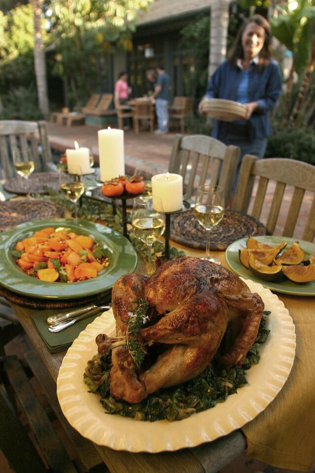 Makes it worth roasting turkey even when it's not Thanksgiving. Recipe: Rosemary-Meyer lemon turkey with wilted escarole