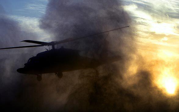 U.S. Black Hawk helicopter in Iraq