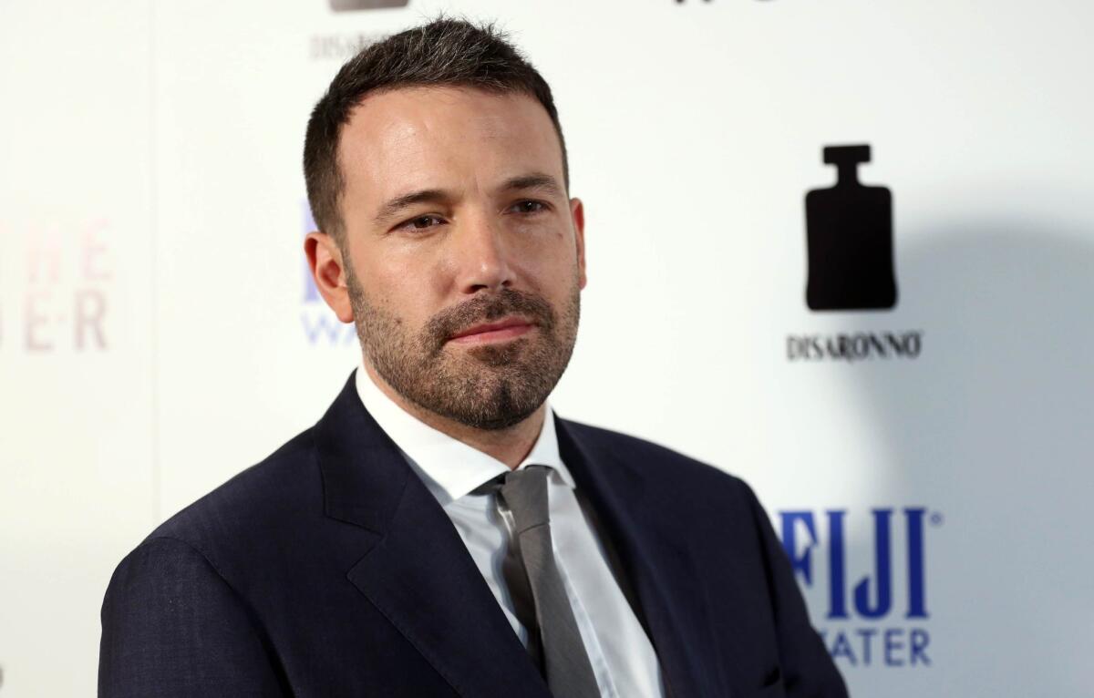 Actor Ben Affleck says he'll take the $1.50 Below the Line challenge, but only for one day.