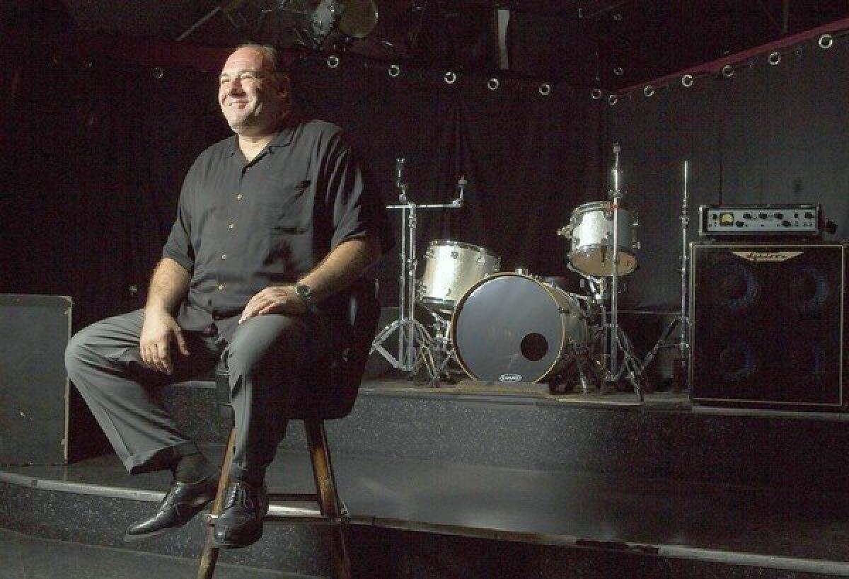 James Gandolfini plays the father in "Not Fade Away."
