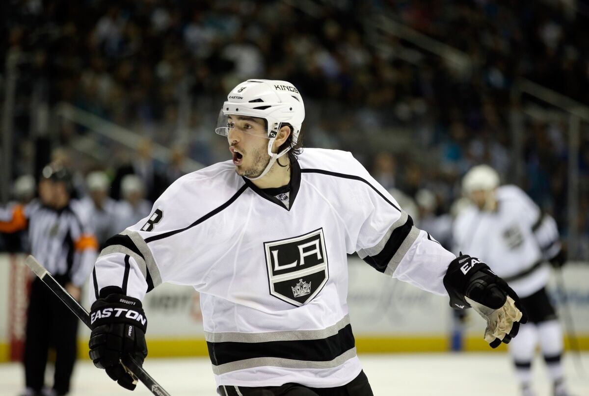 Drew Doughty wouldn't mind a little more ice time in the Kings' playoff series against San Jose.