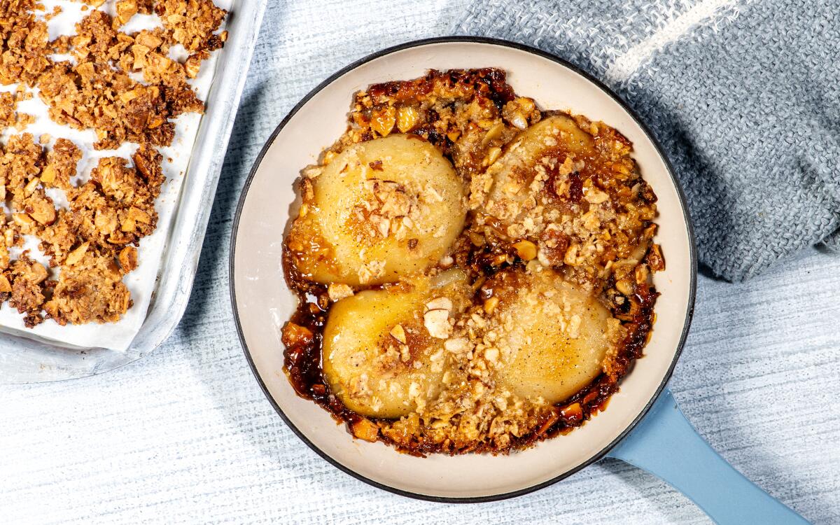 Caramel Pear Crisp