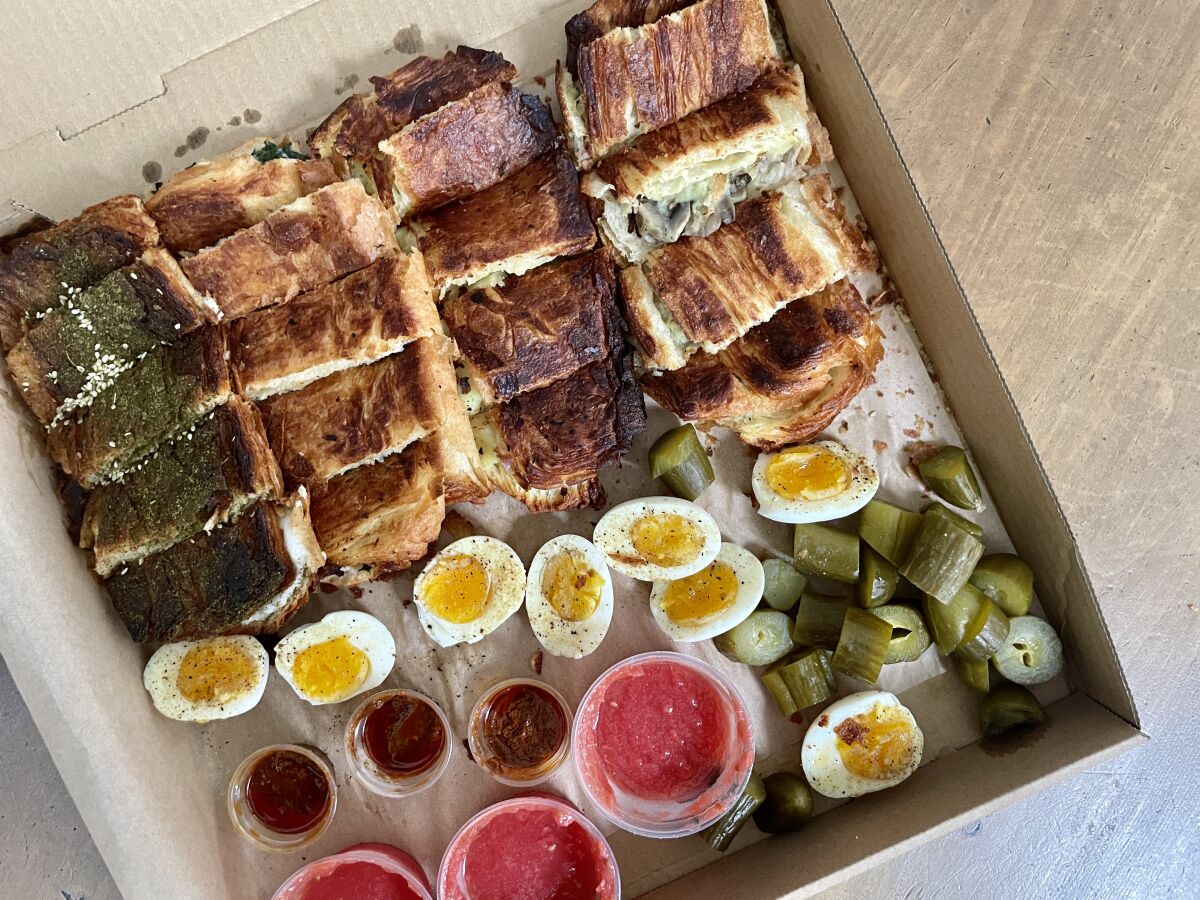 Bourekas from Borekas Sephardic Pastries in Sherman Oaks.