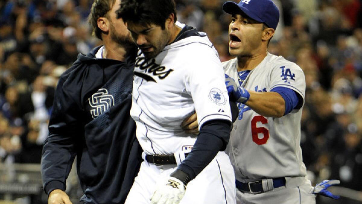 Padres' Carlos Quentin Suspended After Fight Injures Dodgers Pitcher Zack  Greinke - The New York Times