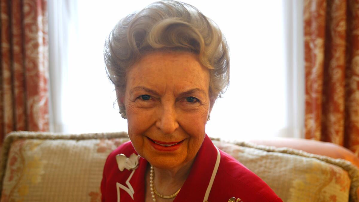 Phyllis Schlafly, Missouri delegate and president of The Eagle Forum, photographed in her New York hotel room, during her visit to New York to attend the 2004 Republican National Convention.