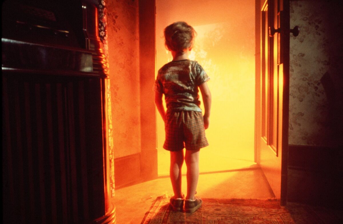 Cary Guffey in Close Encounters of the Third Kind" (1977).