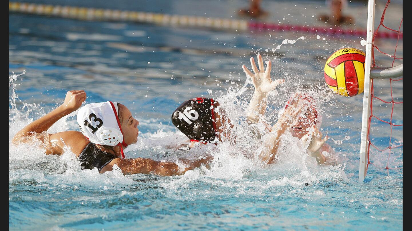 Photo Gallery: Burroughs vs. Flintridge Sacred Heart Academy's nonleague girls' water polo