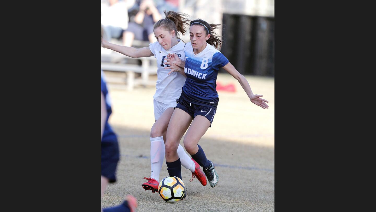 Photo Gallery: Flintridge Prep vs. Cadwick in Prep League girls' soccer