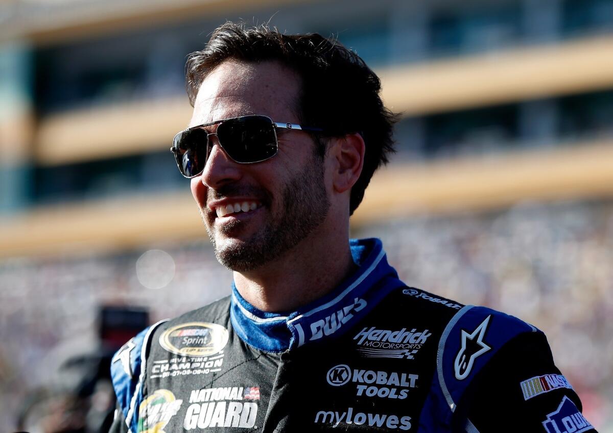 Jimmie Johnson captured his sixth NASCAR Sprint Cup title in eight years after finishing ninth in Sunday's season-ending race at Homestead-Miami Speedway.