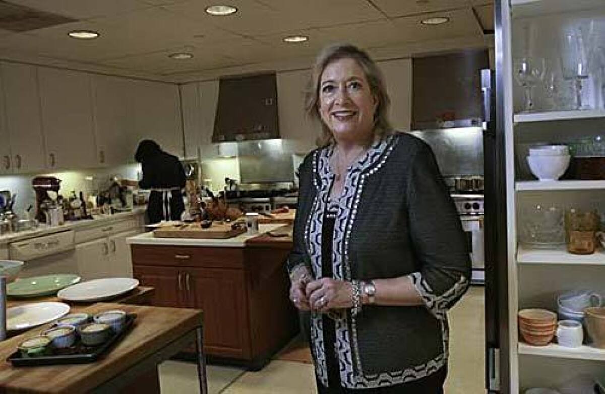Bon Appetit's editor in chief Barbara Fairchild visits the magazine's test kitchen in Los Angeles.