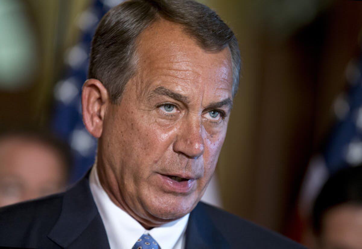 House Speaker John Boehner responds to President Obama's remarks to the nation's governors.