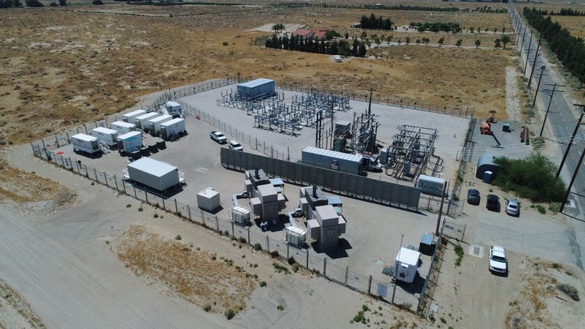 The Borrego Springs microgrid operated by San Diego Gas & Electric.