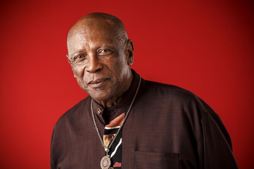LOS ANGELES - CA - MAY 07, 2015 - Actor Louis Gossett Jr., who stars in the TV miniseries "Book of Negroes" photographed in the Los Angeles Times studio, May 07, 2015. (Ricardo DeAratanha/Los Angeles Times)