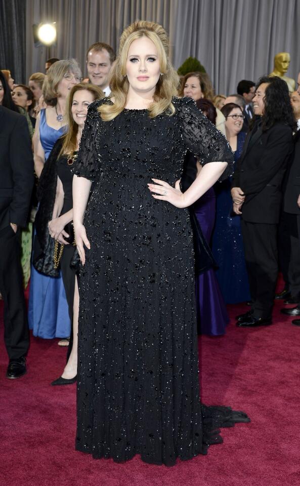 Oscars 2013 arrivals: Adele