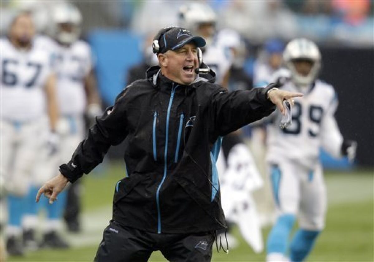 Broncos hire former Panthers coach John Fox - The San Diego Union-Tribune