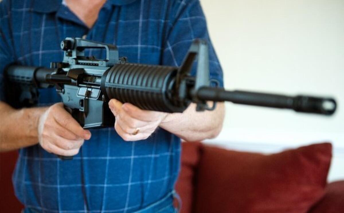 The AR-15 assault rifle. One of these powerful guns was stolen from the car of a leading gun lobbyist.