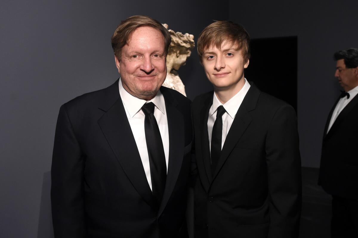  Ron Burkle and his son, Andrew Burkle