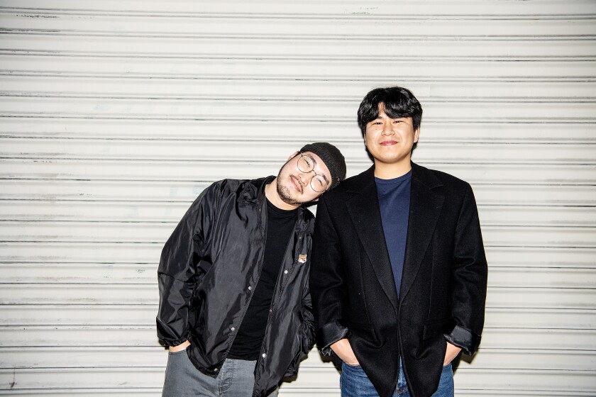 From left: Ki Kim, chef/co-owner of Kinn, and restaurant partner Dustin Donghyuk Lee