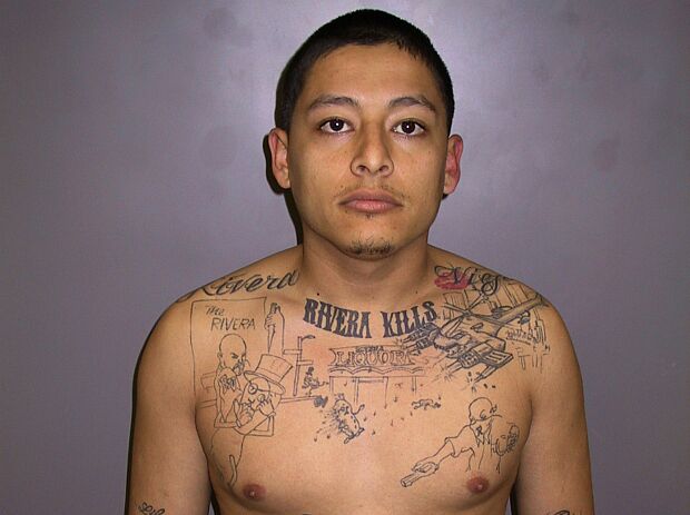 Pico Rivera, tattoo: Gang member's tattoo of a liquor store slaying leads  to his conviction - Los Angeles Times