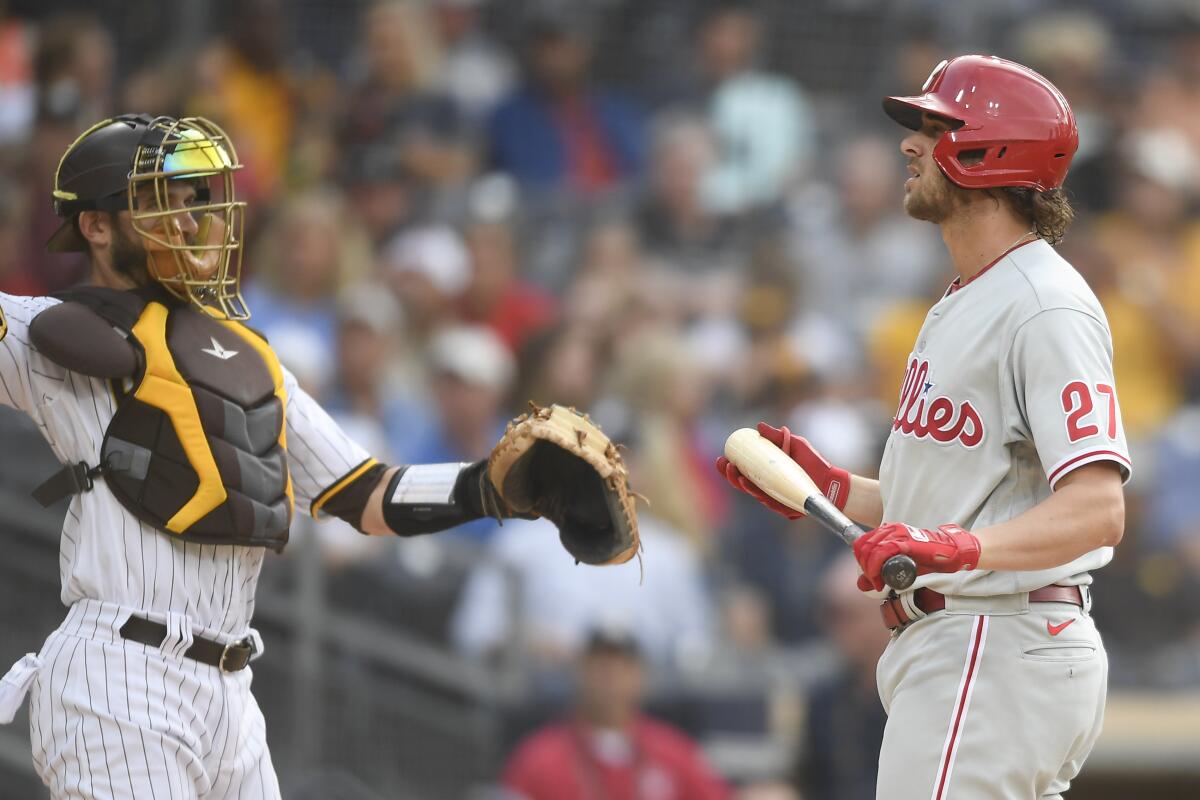 Nola family relishing a rare reunion in Padres-Phillies NLCS - The San  Diego Union-Tribune