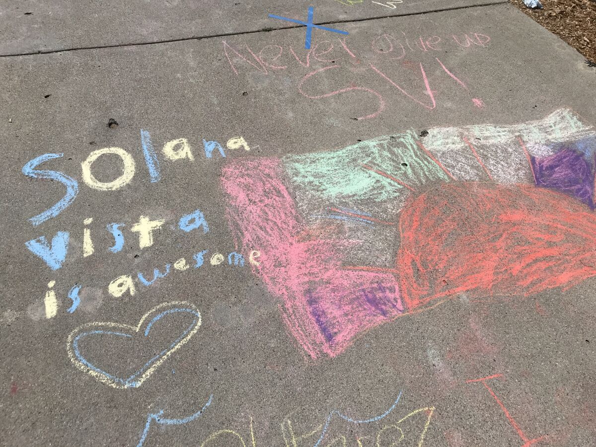 A message to Solana Vista from a student.