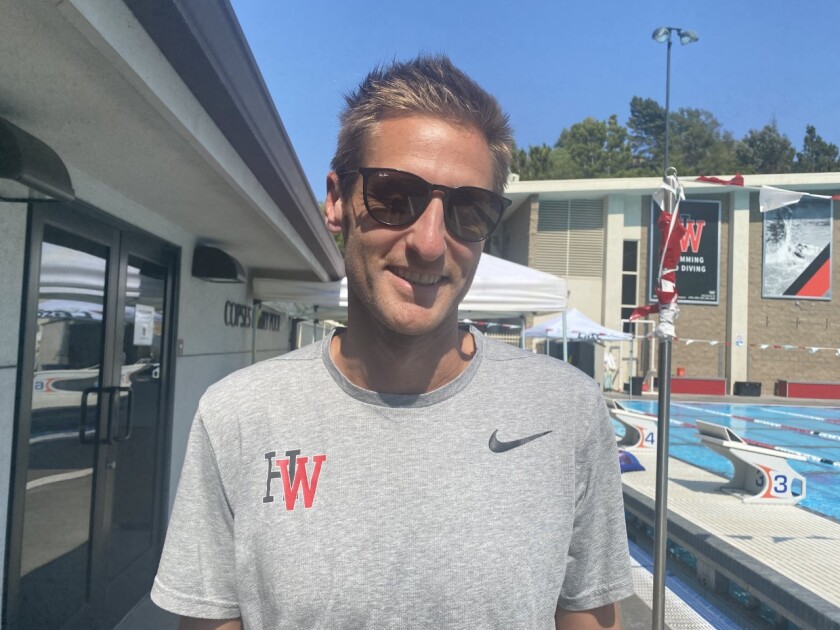 Harvard-Westlake water polo coach Brian Flacks