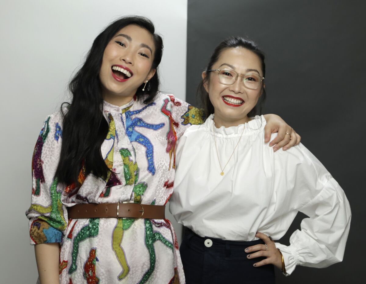 Awkwafina and "The Farewell" director