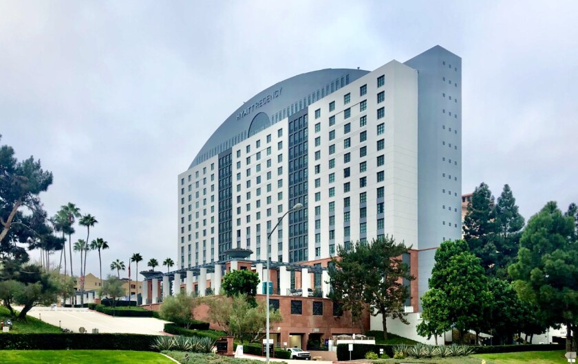 After 30 years of earth tones, the Hyatt Regency La Jolla at Aventine has a new look.
