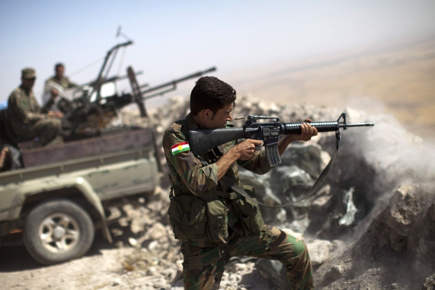 Peshmerga fighter