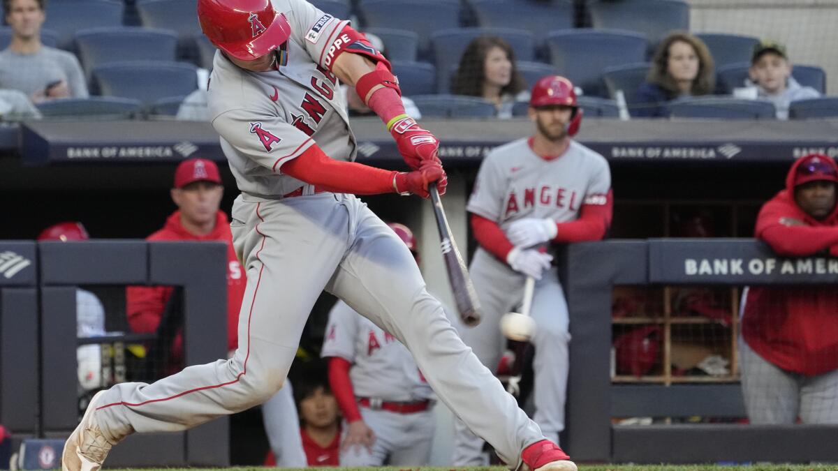 Angels catcher Logan O'Hoppe has torn labrum in left shoulder - Los Angeles  Times