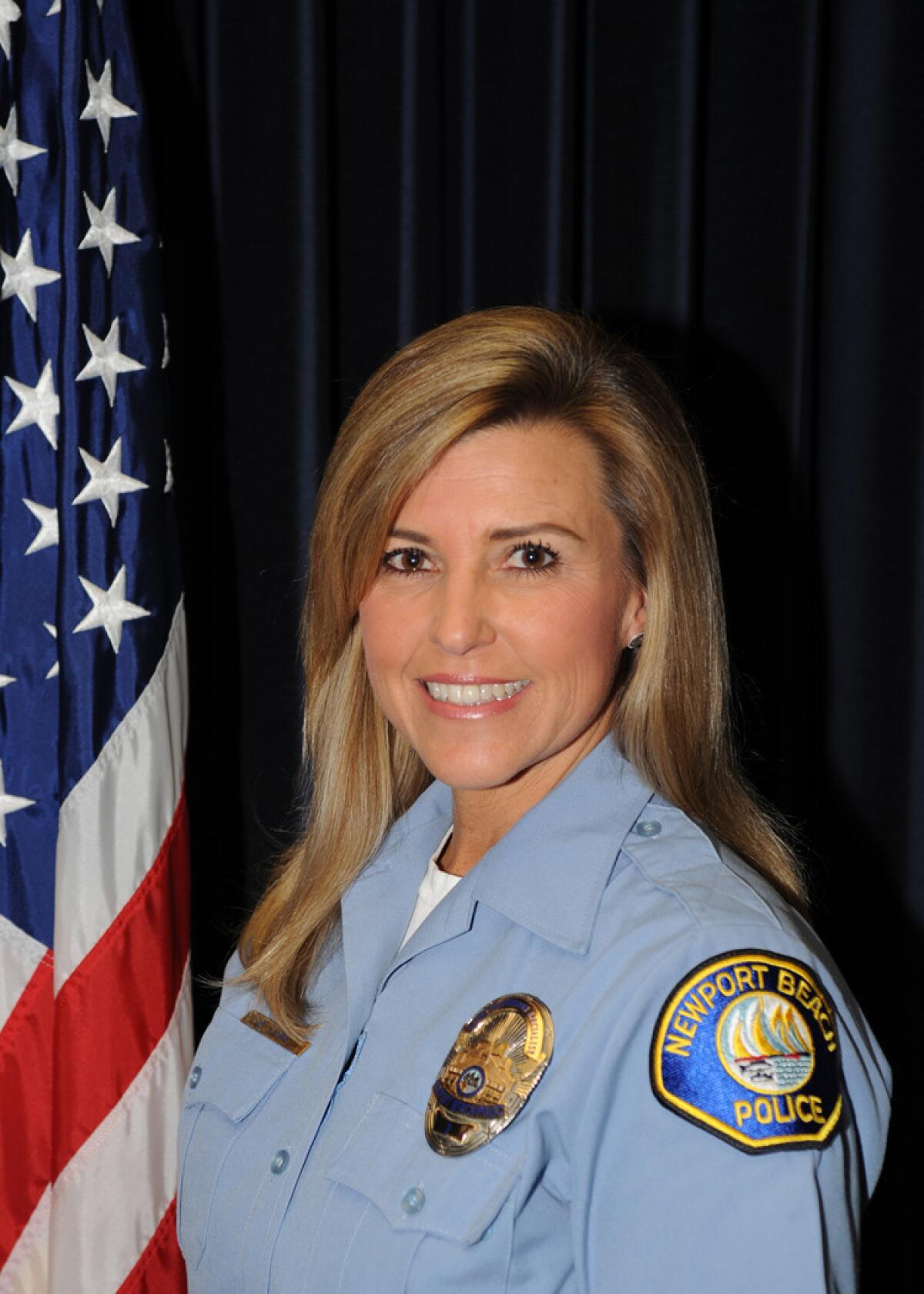 Kathy Lowe retired from the Newport Beach Police Department after 30 years.