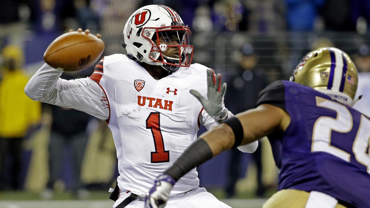 Utah quarterback Tyler Huntley will return to action in the Heart of Dallas Bowl after sitting out the final regular-season game because of a shoulder injury.