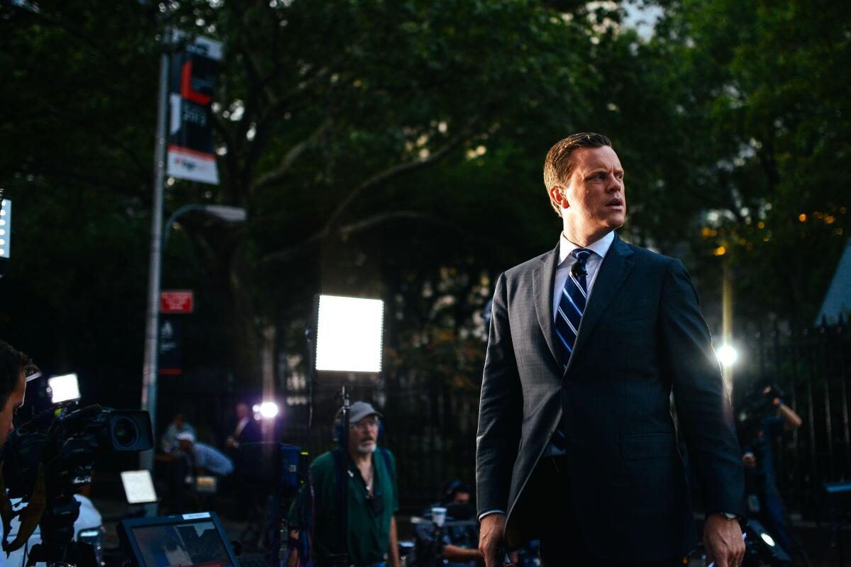 "Morning Joe"  co-host Wlllie Geist in a behind the scenes photo from the show on MSNBC.