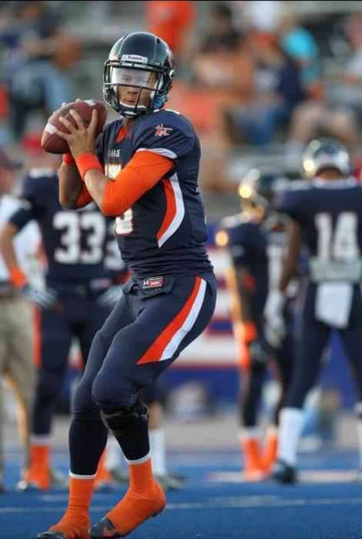 Chaminade quarterback Brad Kaaya looks to throw the ball.