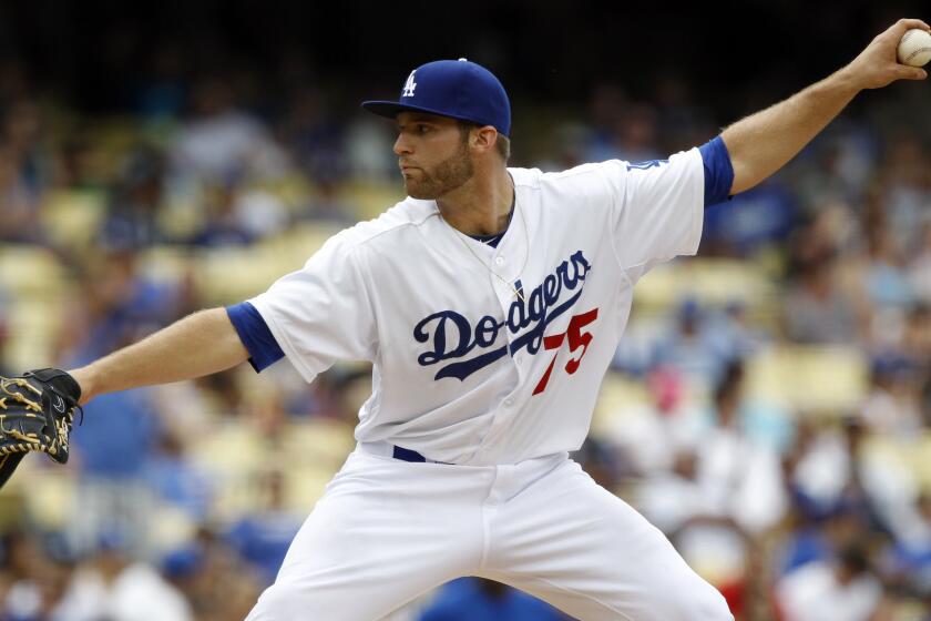 Dodgers reliever Paco Rodriguez was placed on the disabled list Tuesday because of an upper arm injury.