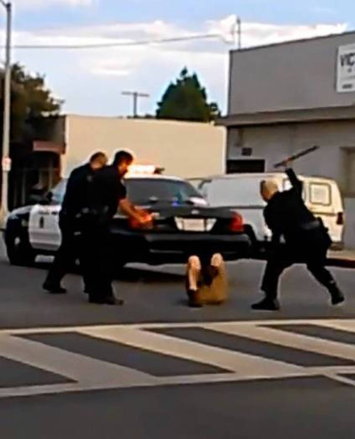 A video posted to YouTube showing Long Beach police repeatedly using a Taser and baton on a man has prompted an internal investigation amid questions about the officers' use of force.