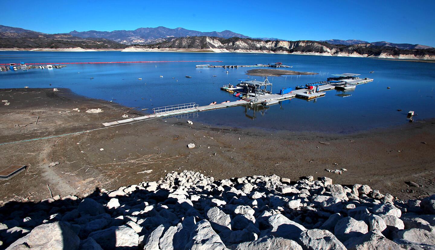 Cachuma Lake is drying up