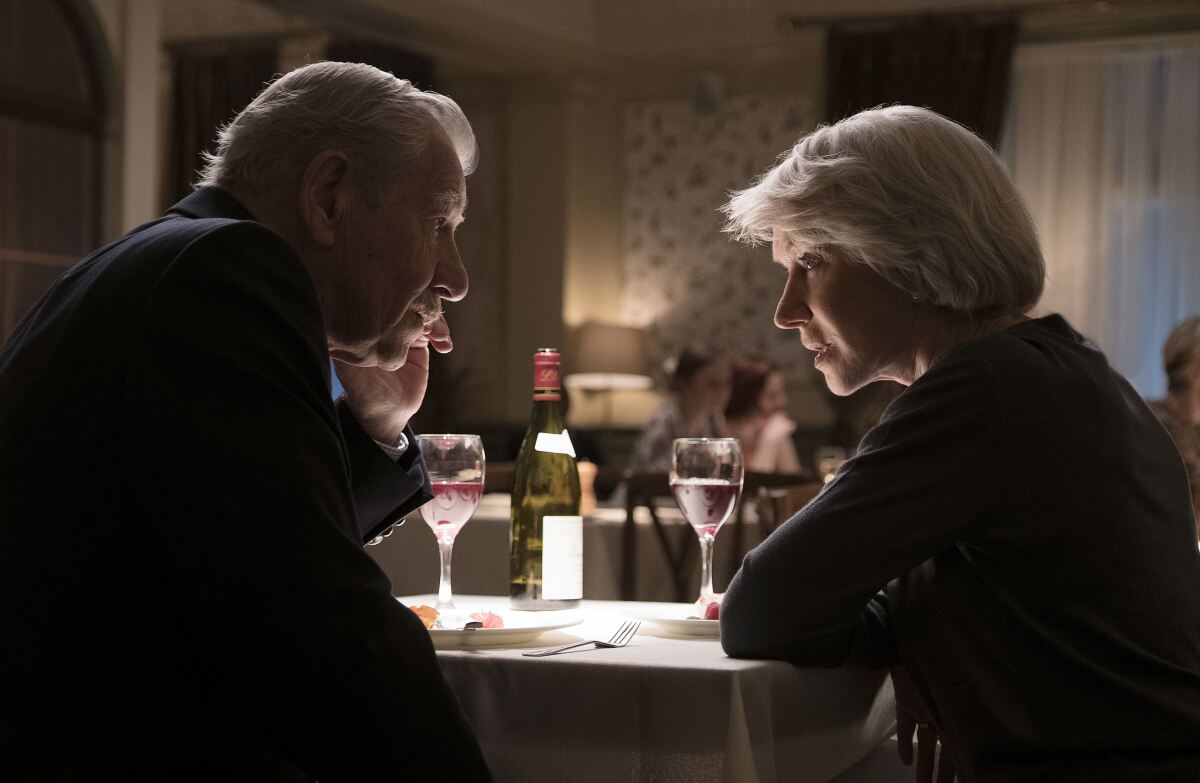 Ian McKellen and Helen Mirren in "The Good Liar."