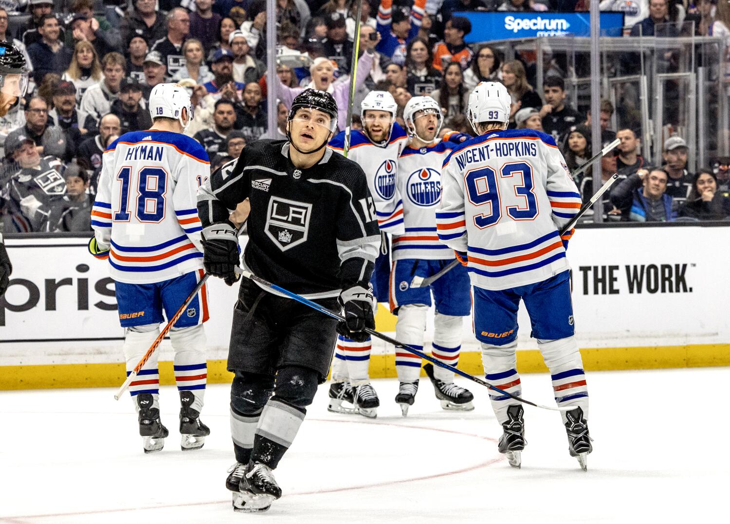 Kings fall to Oilers in a Game 4 shutout, moving to the brink of elimination