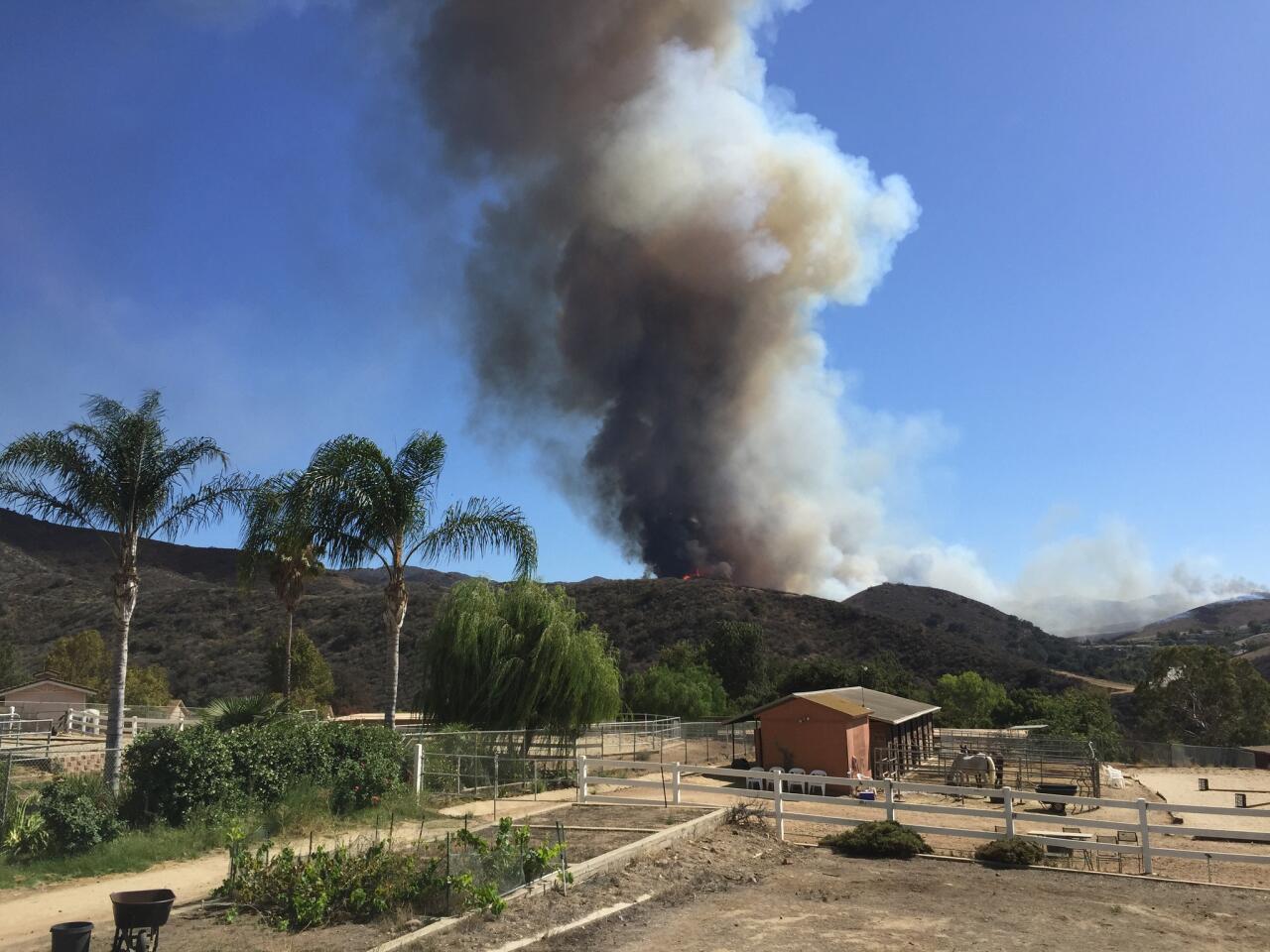 Simi Valley brush fire