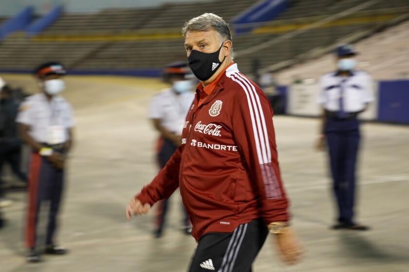 El argentino Gerardo Martino, técnico de la selección de México,  