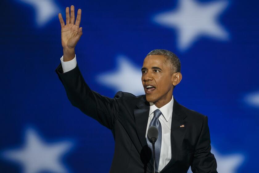 President Obama will deliver a farewell address to the nation at 6 p.m., various channels.