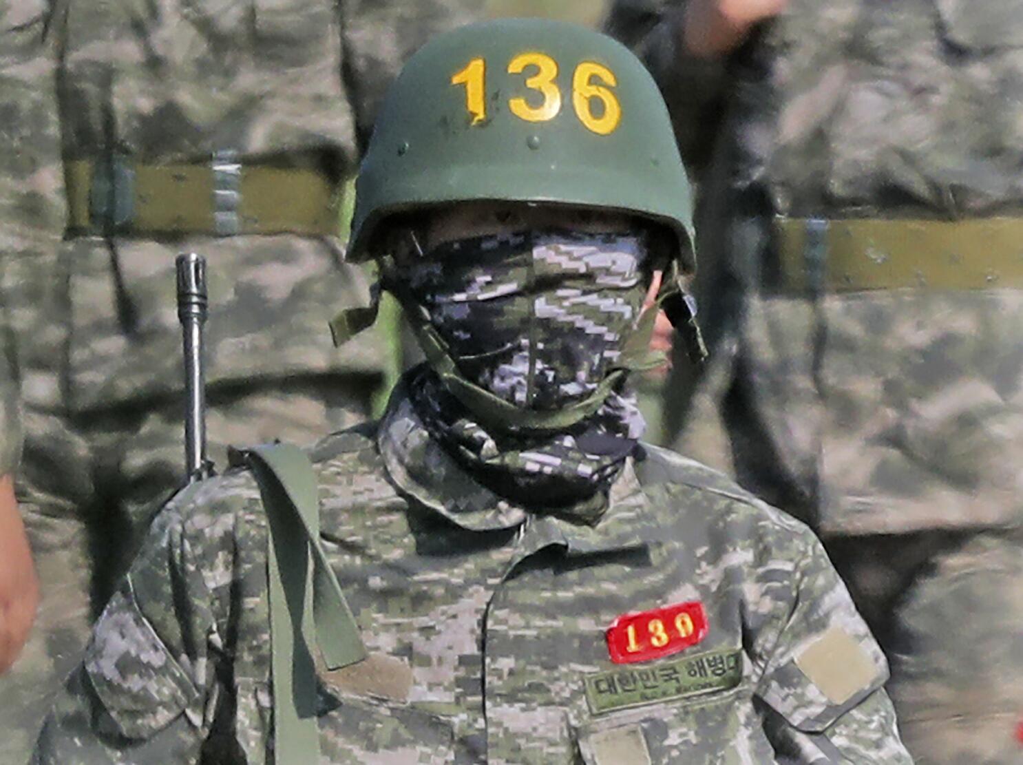 06th May, 2020. Son Heung-min at military drill Tottenham Hotspur