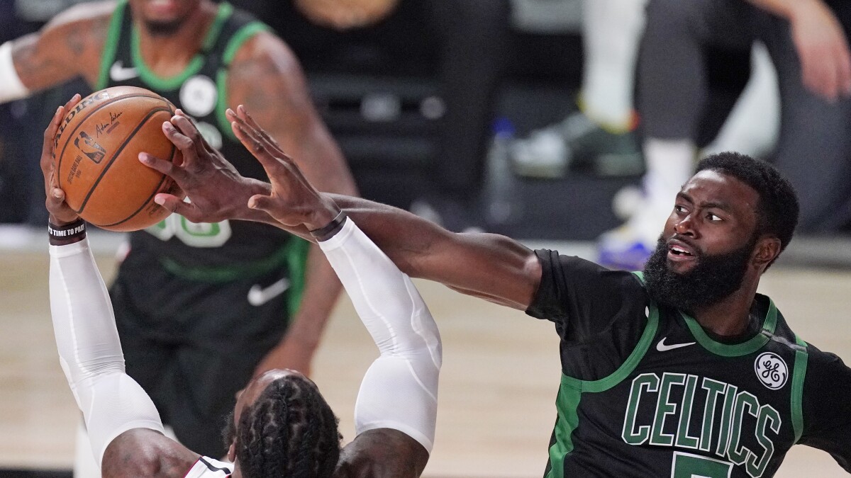 Celtics Game 5 Tenacity Reminds Lakers What They Re Facing Los Angeles Times