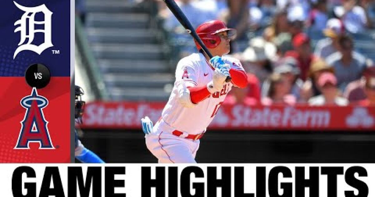 Angels vs. Tigers highlights Los Angeles Times