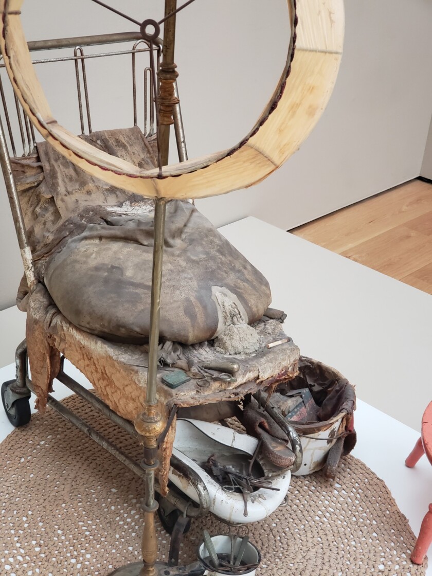 Edward Kienholz, "The Illegal Operation (detail)," 1962, mixed media