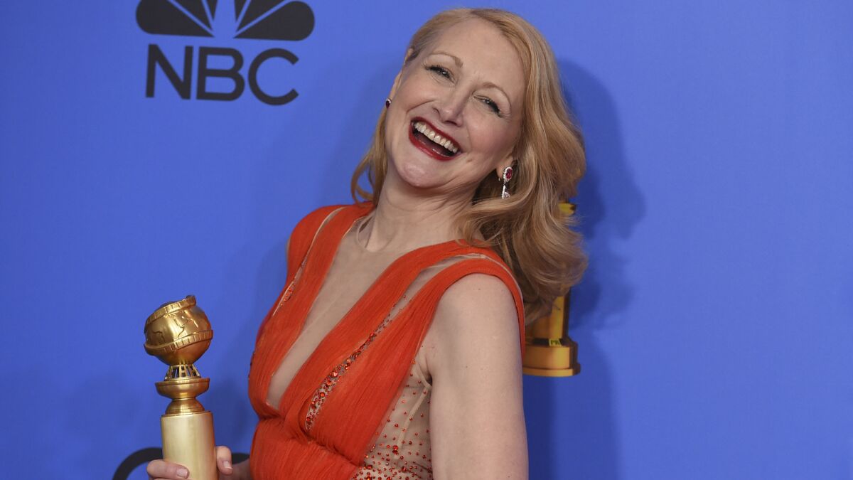 Patricia Clarkson, winner for best actress in a supporting role in a series, limited series or motion picture made for television.