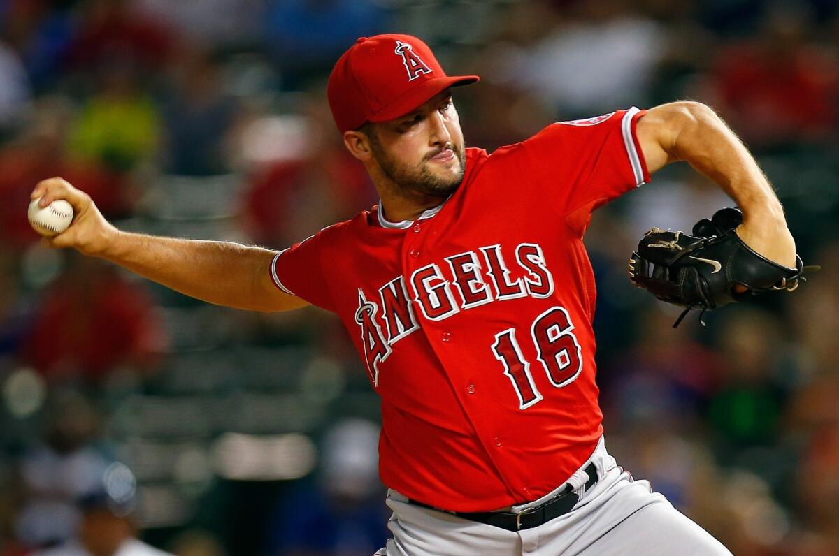 Closer Huston Street will get another day off Thursday when the Angels play the Texas Rangers thanks in part to the team's 9 1/2-game lead over the Athletics in the American League West.