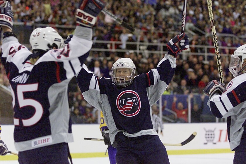 How Cammi Granato Earned Her Top Spot In Hockey Los Angeles Times
